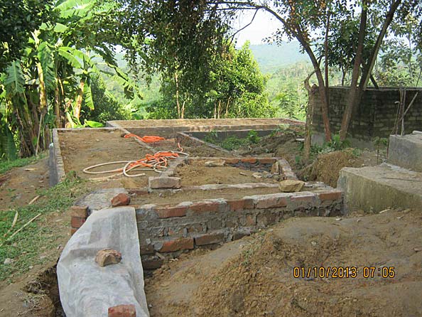 Toilet Block Foundation